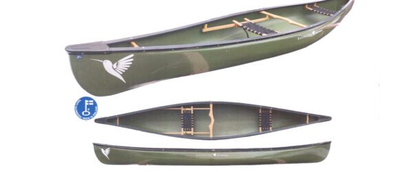 Kolibri XL on kahden melojan kanootti. Mutta siinä toinen penkki säädettävissä niin että tasapaino on sopiva myös yhdelle.